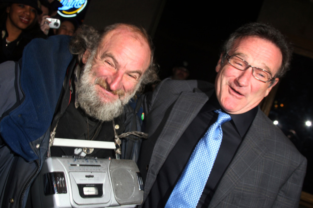 Radioman and Robin Williams during 2006 New York Film Critics Circle Awards - January 7, 2007 at The Supper Club in New York City, New York, United States. (Photo by Bruce Glikas/FilmMagic)