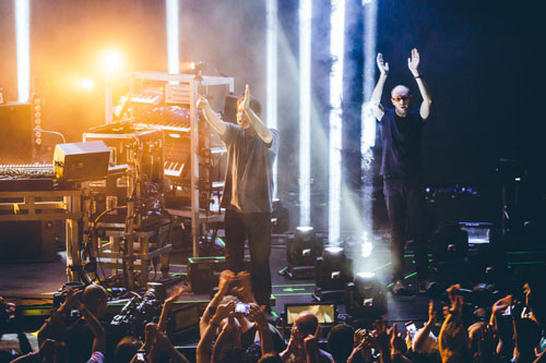 The Chemical Brothers live beim Apple Music Festival 2015