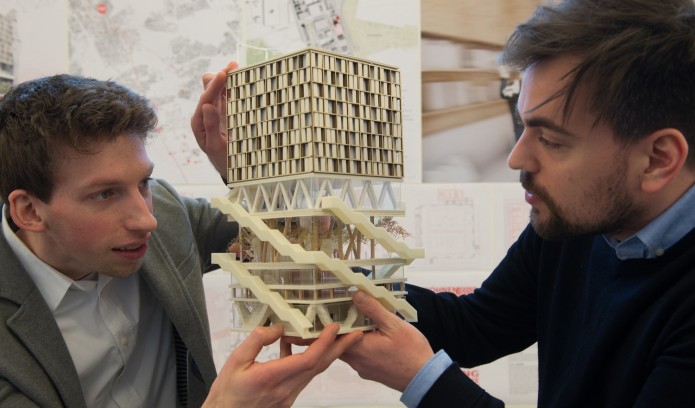 Mit seinen Studenten entwickelt Architekturprofessor Jörg Friedrich Modelle für den Wohnraum der Zukunft.