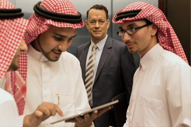 Wie in einer anderen Welt: Tom Hanks sucht den Erfolg in Saudi-Arabien.