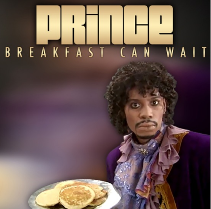 Chappelle auf dem Cover von „Breakfast Can Wait“.