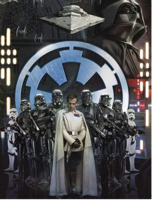 Deutlich zu erkennen: Darth Vader auf einem Bild mit den neuen „Star Wars“-Schurken. 