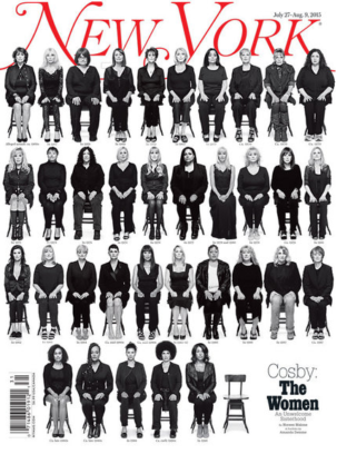 Anklagendes Cover: Die New York Times druckte Frauen ab, die Bill Cosby anklagen. 