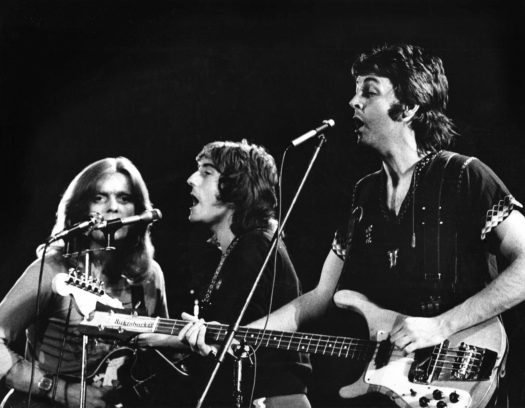 Henry McCullough, Denny Laine und Paul McCartney im Jahr 