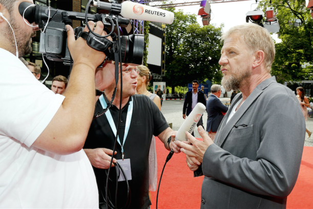Wortmann auf der Premiere des Films.