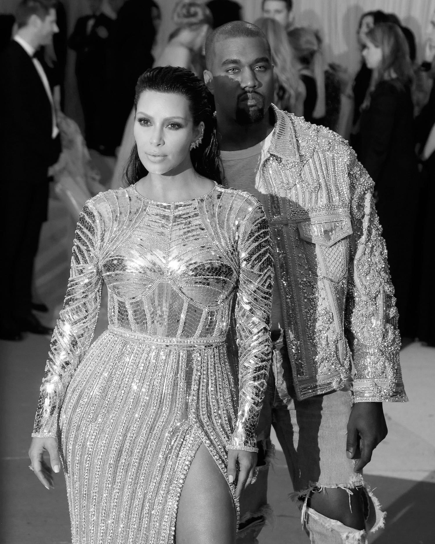Kim Kardashian und Kanye West auf der MET-Gala 2016.