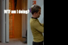 Dieser Statist in „Star Trek“ wusste nicht so recht wohin mit seinen Armen.