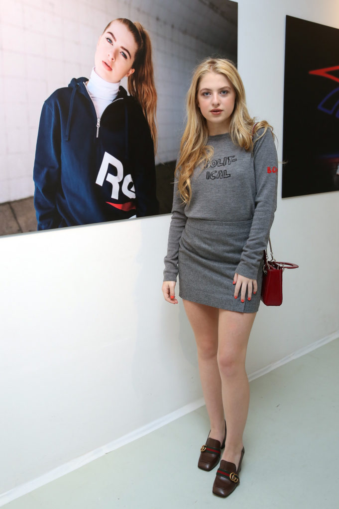 Anais Gallagher auf dem Reebok Classic 90's Collection Event in der Rook and Raven Gallerie in London.