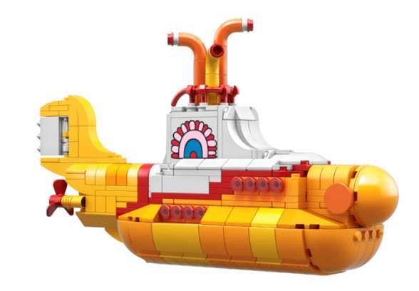 Das „Yellow Submarine“ aus Lego-Klötzchen. 