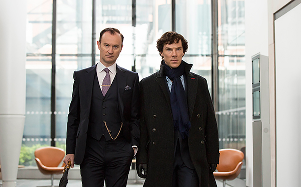 Mycroft Holmes (Mark Gatiss) und Sherlock Holmes (Benedict Cumberbatch)