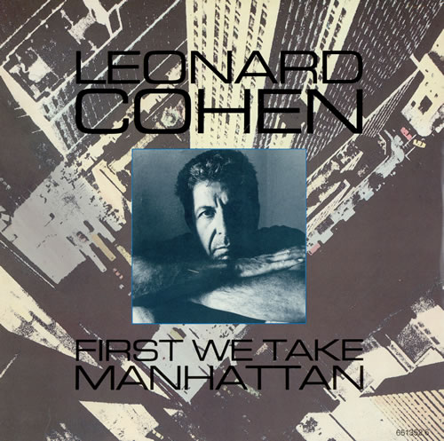 Leonard Cohen First We Take Manhattan Cover