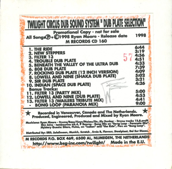Twilight Circus Dub Sound System - Dub Plate Selection
