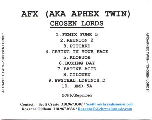AFX - Chosen Lords