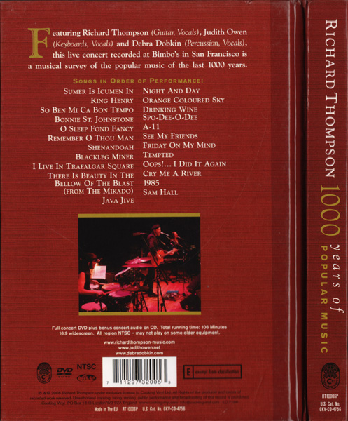Richard Thompson - 1000 Years Of Popular Music