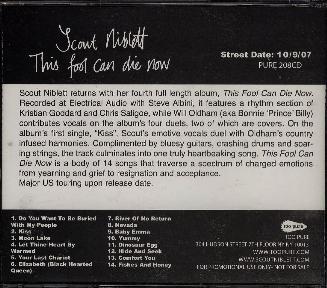 Scout Niblett - This Fool Can Die Now