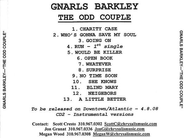 Gnarls Barkley - The Odd Couple