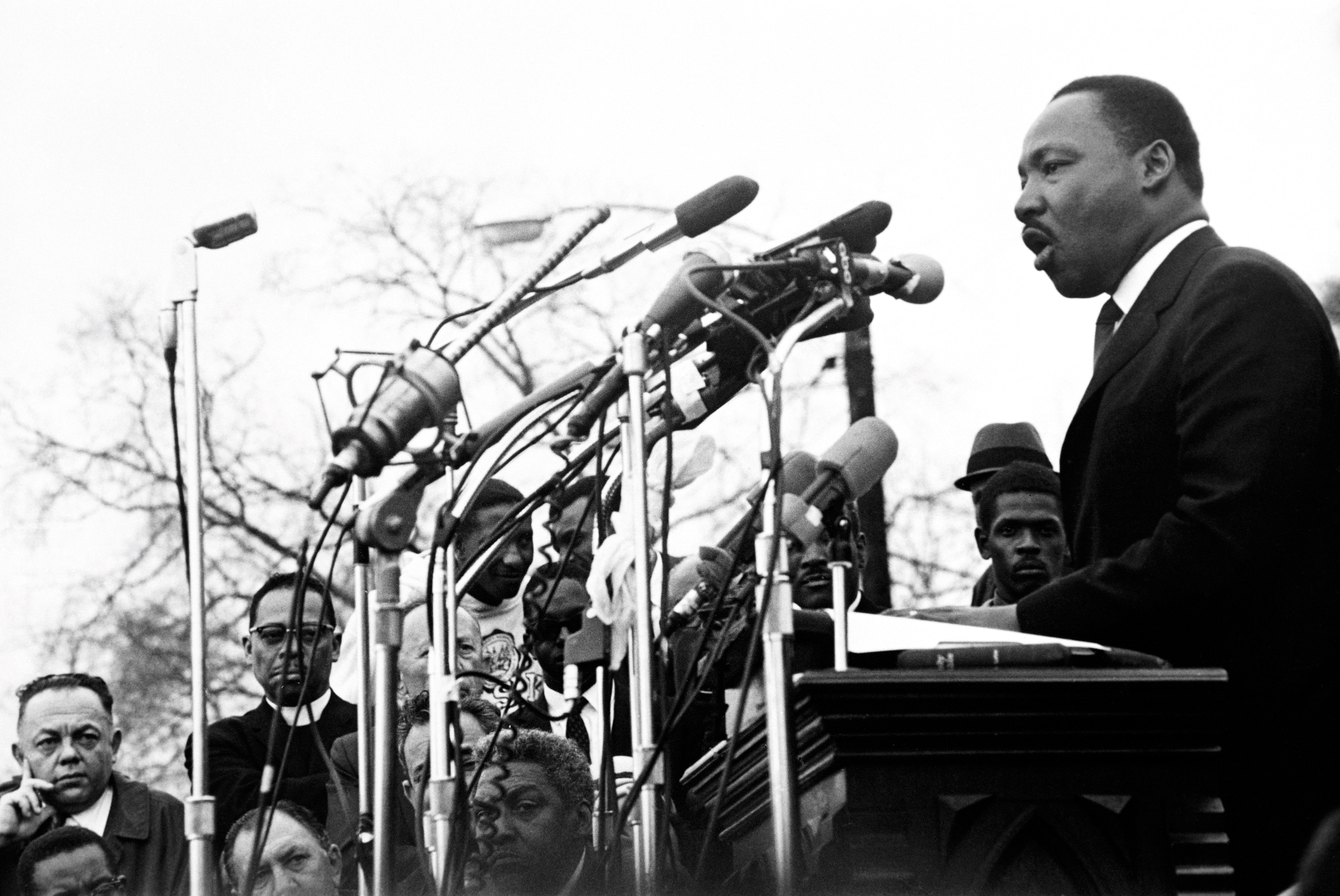 2011 The Dennis Hopper Trust. Caption (en): Martin Luther King, Jr., 1965