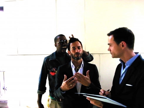 Kanye West and Marc Jacobs