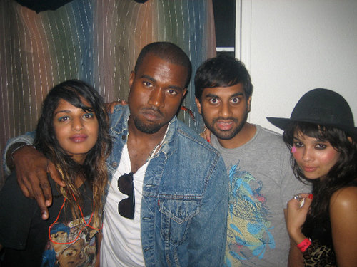 M.I.A., Kanye West, Aziz Ansari and Zoe Kravitz