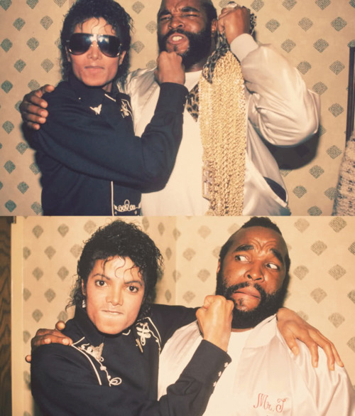 Mr. T and Michael Jackson