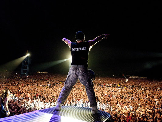 Iron Maiden on stage