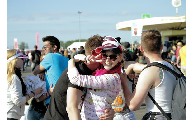 Treffpunkt Fressmeile zwischen den Bühnen