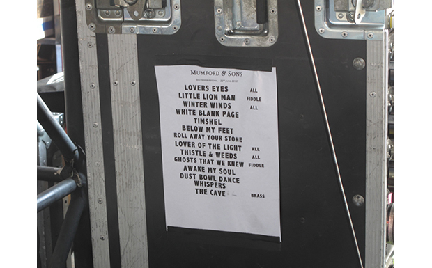Die Setlist von Mumford and Sons.