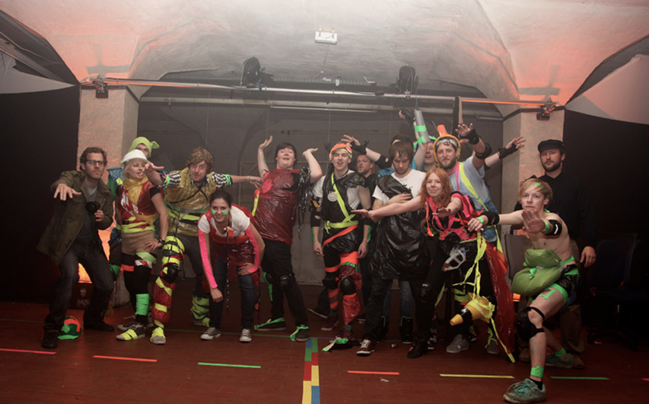 … um dort den Gewinner des Wettbewerbs Jägermeister Schubrakete zu ermitteln.