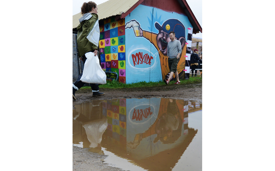 Auch der kurze Regen am zweiten Festivaltag trübte die Gemüter nicht.