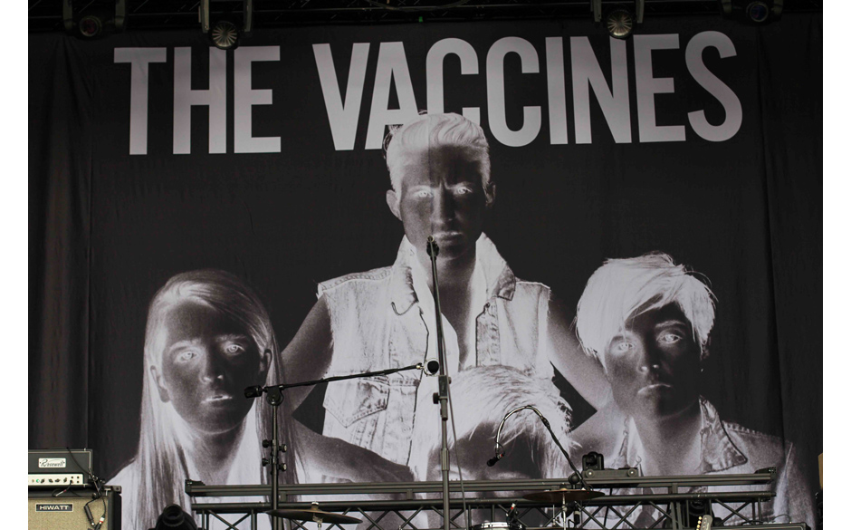 Backdrop von The Vaccines beim Melt! Festival 2012