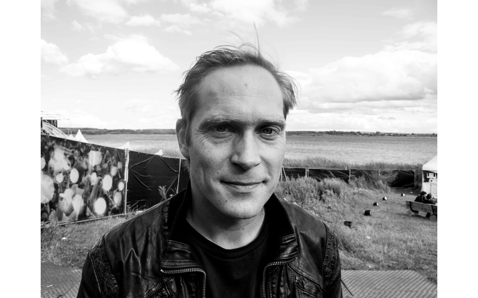 Thees Uhlmann vor seinem Auftritt