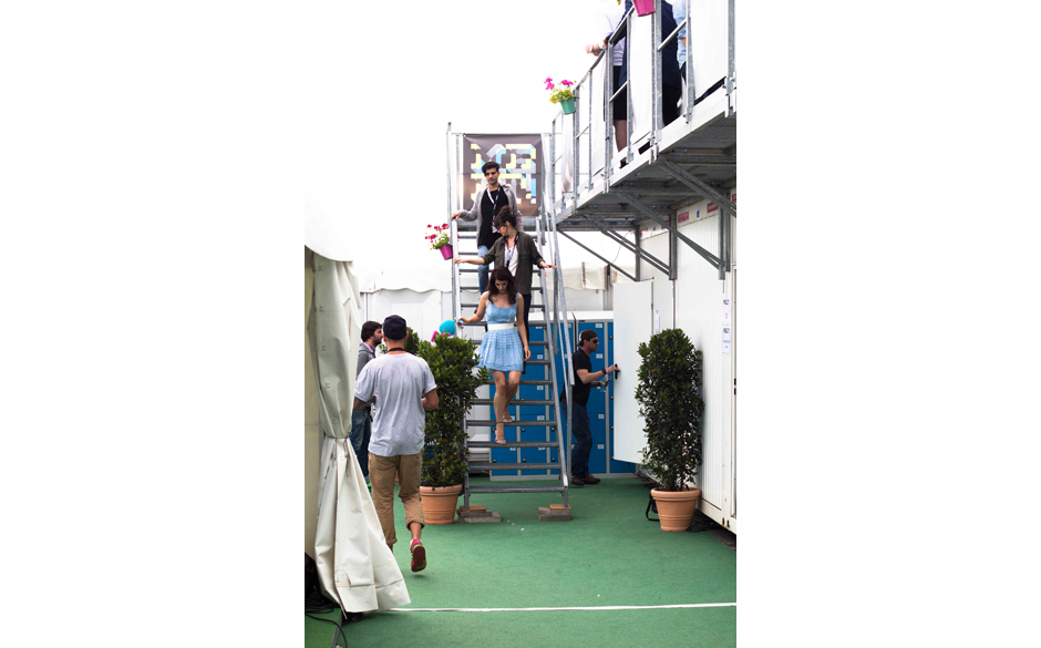 Lana Del Rey vor ihrem Auftritt beim Melt! Festival