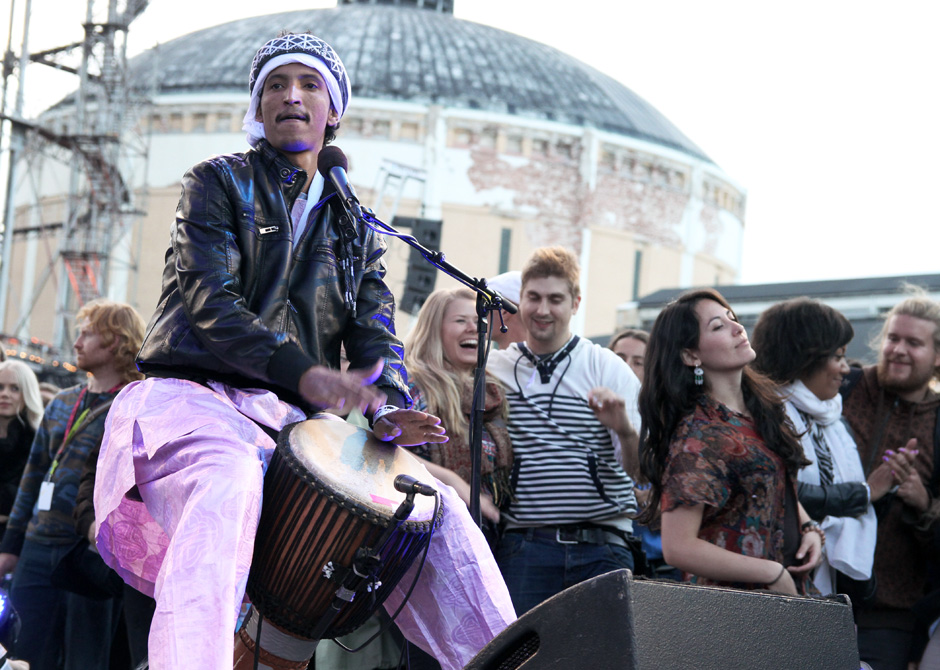 Auf den Nebenbühnen war Zeit und Platz für exotischere Musik.