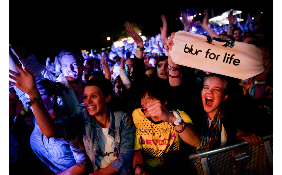 Klar, was diese Menschen wollen: BLUR!