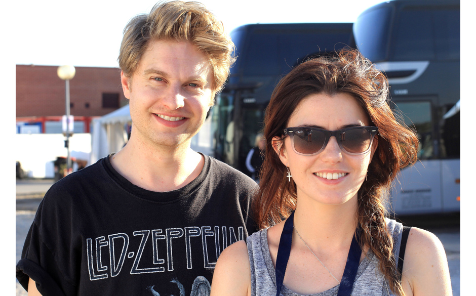 Steven Ansell und Laura-Mary Carter von Blood Red Shoes