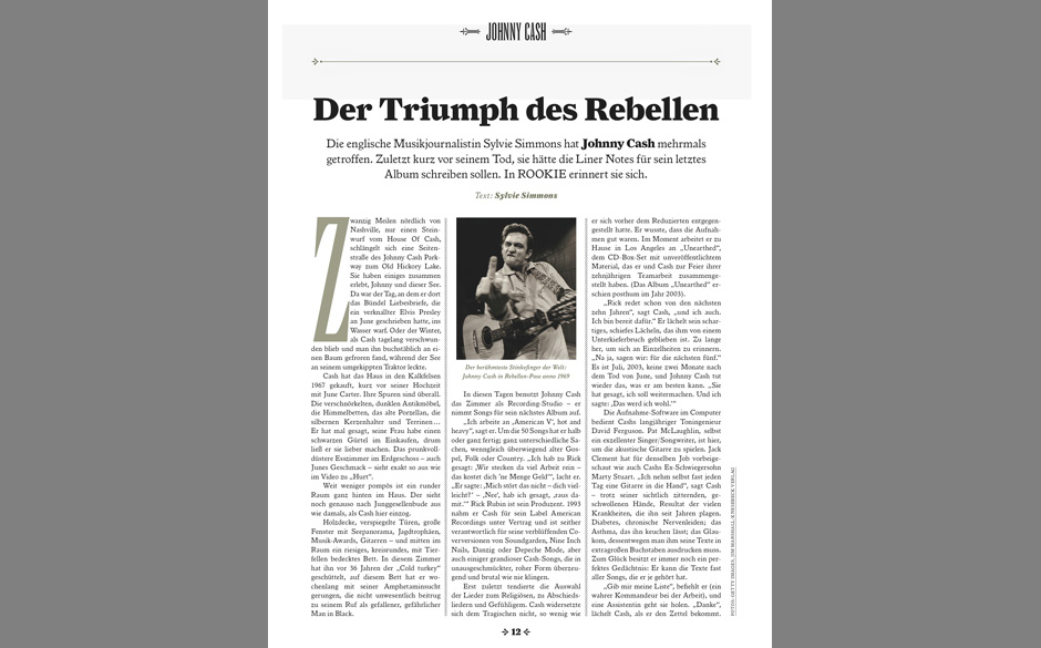 "Der Triumpf des Rebellen" von Sylvie Simmons widmet sich der Country-Ikone Johnny Cash.