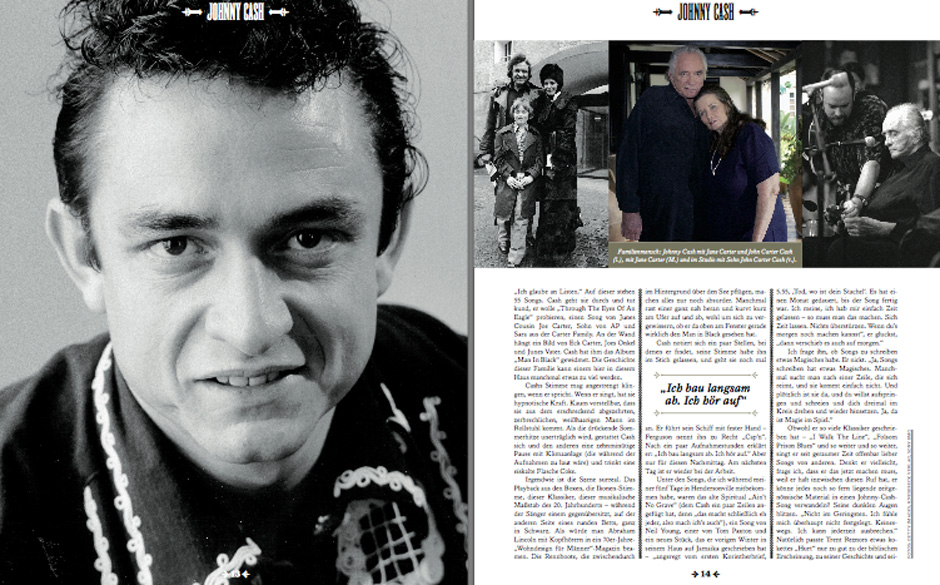 Simmons traf Cash mehrmals zum Interview und hätte die Liner Notes für sein letztes Album schreiben sollen.