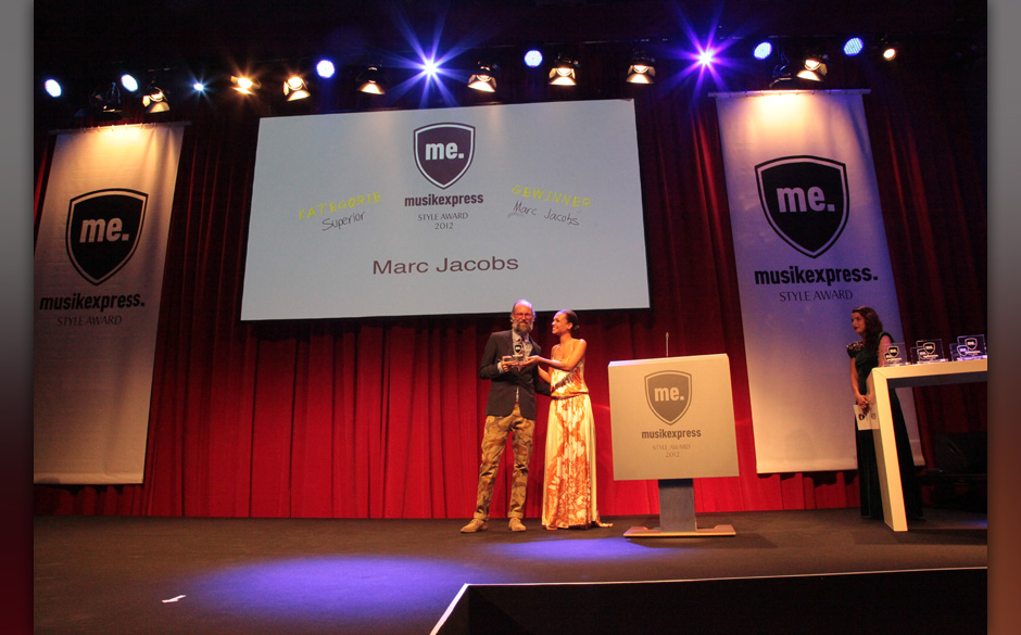 ME-Mode-Experte Jan joswig nahm den Preis für Marc Jacobs entgegen – "Superior"