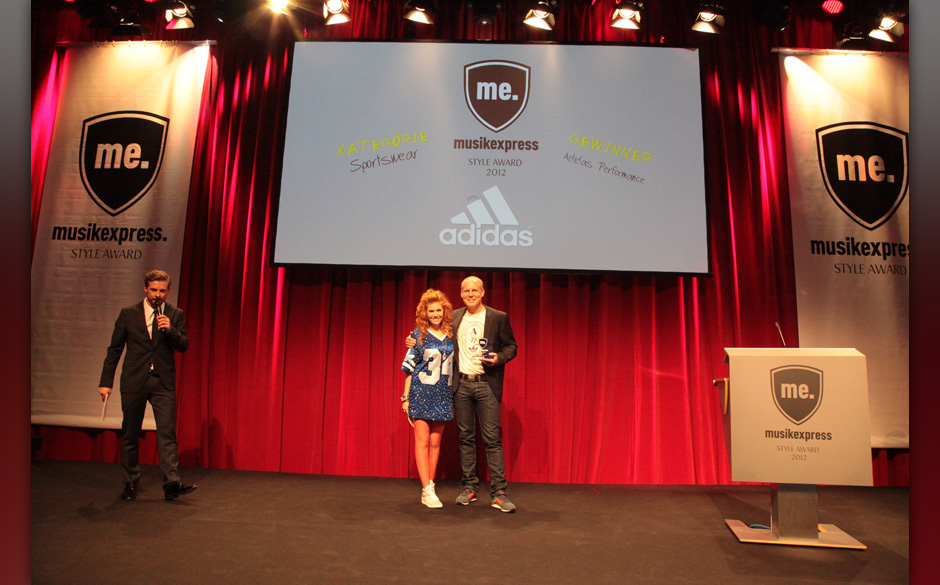 Palina Rojinski mit Martin Schindler von Adidas