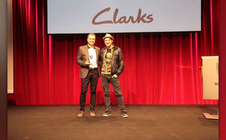… mit Rolf Huigen von Clarks