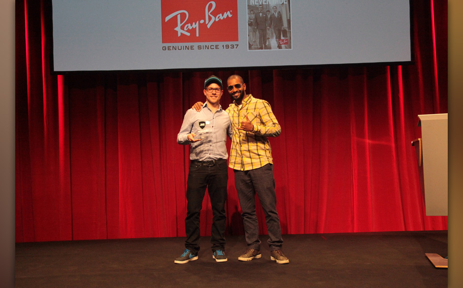 ... mit Dominik Barth von Ray-Ban.