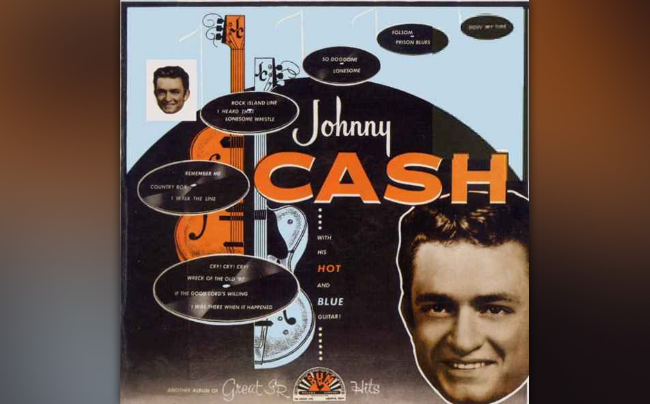 Johnny Cash – "Johnny Cash With His Hot And Blue Guitar" (1957). Das Debüt des Patriarchen in Schwarz, aufgezeichnet in...