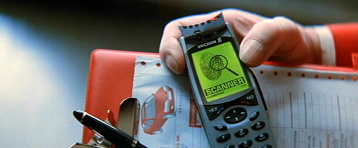 Dieses Handy konnte Fingerabdrücke lesen ("Der Morgen stirbt nie").