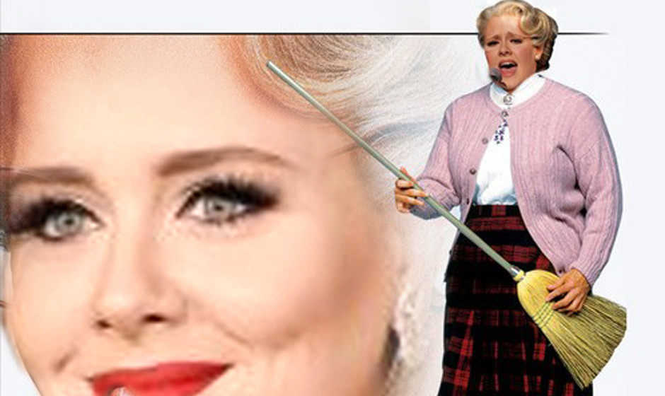 Adele Als Mrs Doubtfire Sehen Die Sich Wirklich Ahnlich Musikexpress