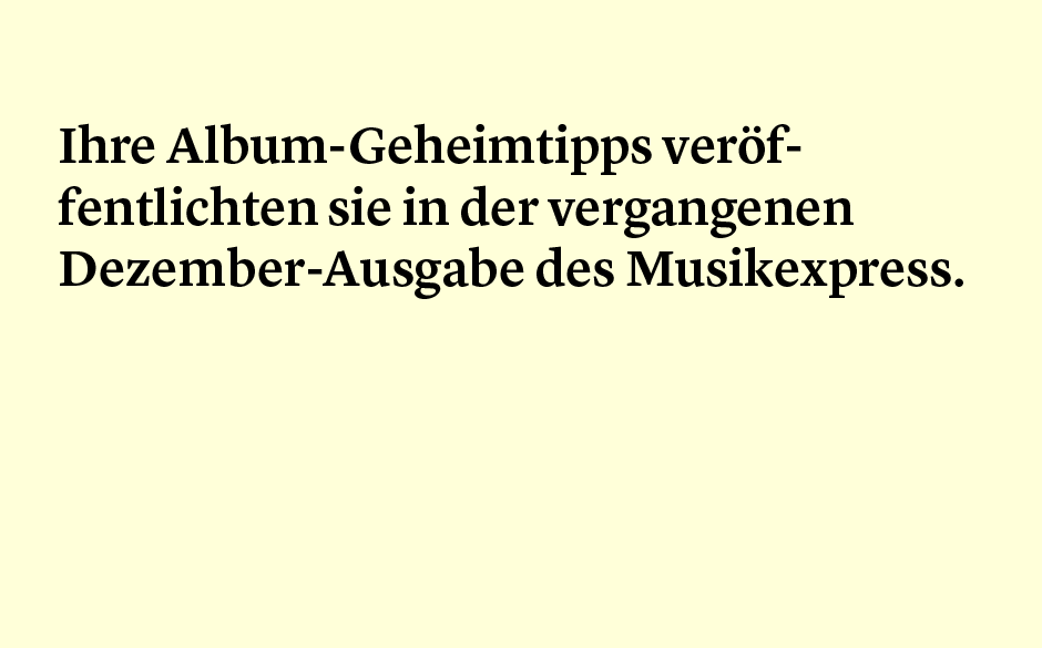 Faktum 8: die Tocotronic-Geheimtipps