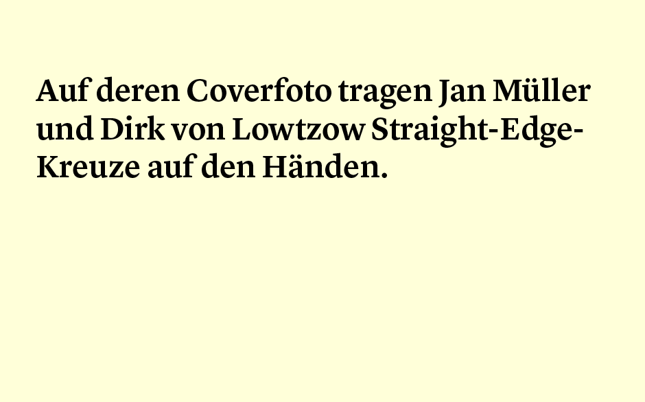 Faktum 11: Straight-Edge-Kreuze und Tocotronic