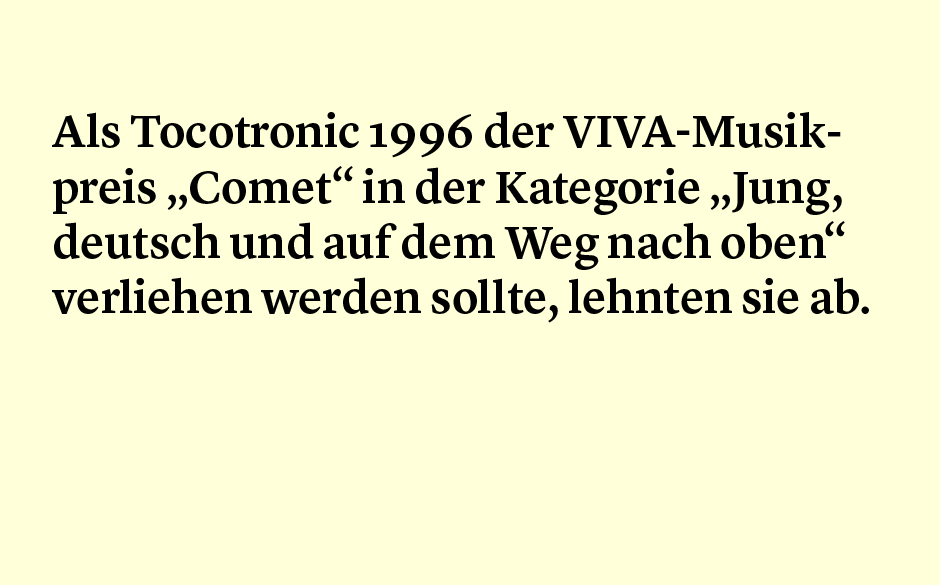 Faktum 46: Viava und Tocotronic