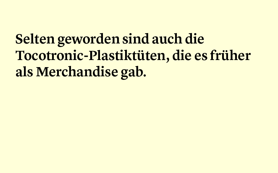 Faktum 58: Tocotronic-Plastiktüten