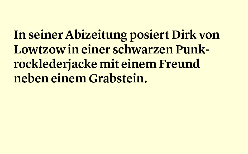 Faktum 59: Dirk von Lotzows Abizeitungsbild