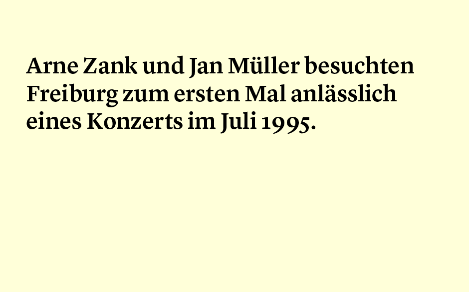 Faktum 66 Arne Zank und Jan Müller und Freiburg.